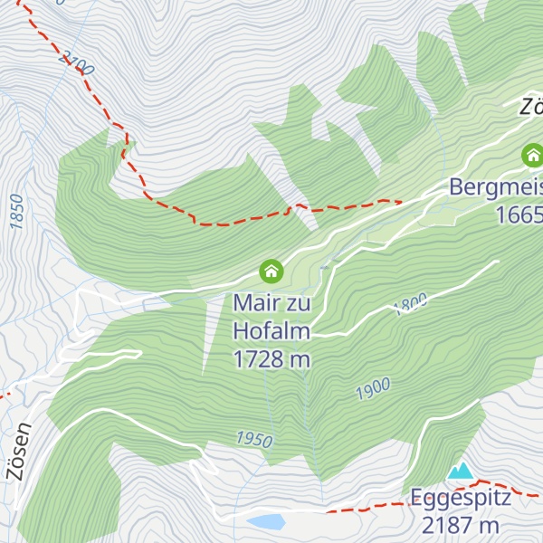Map of Mair zu Hofalm