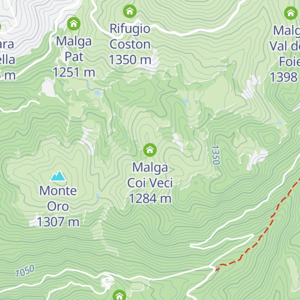 Map of Malga Coi Veci