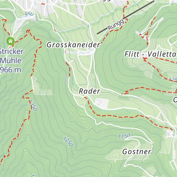 Map of Grünfelder