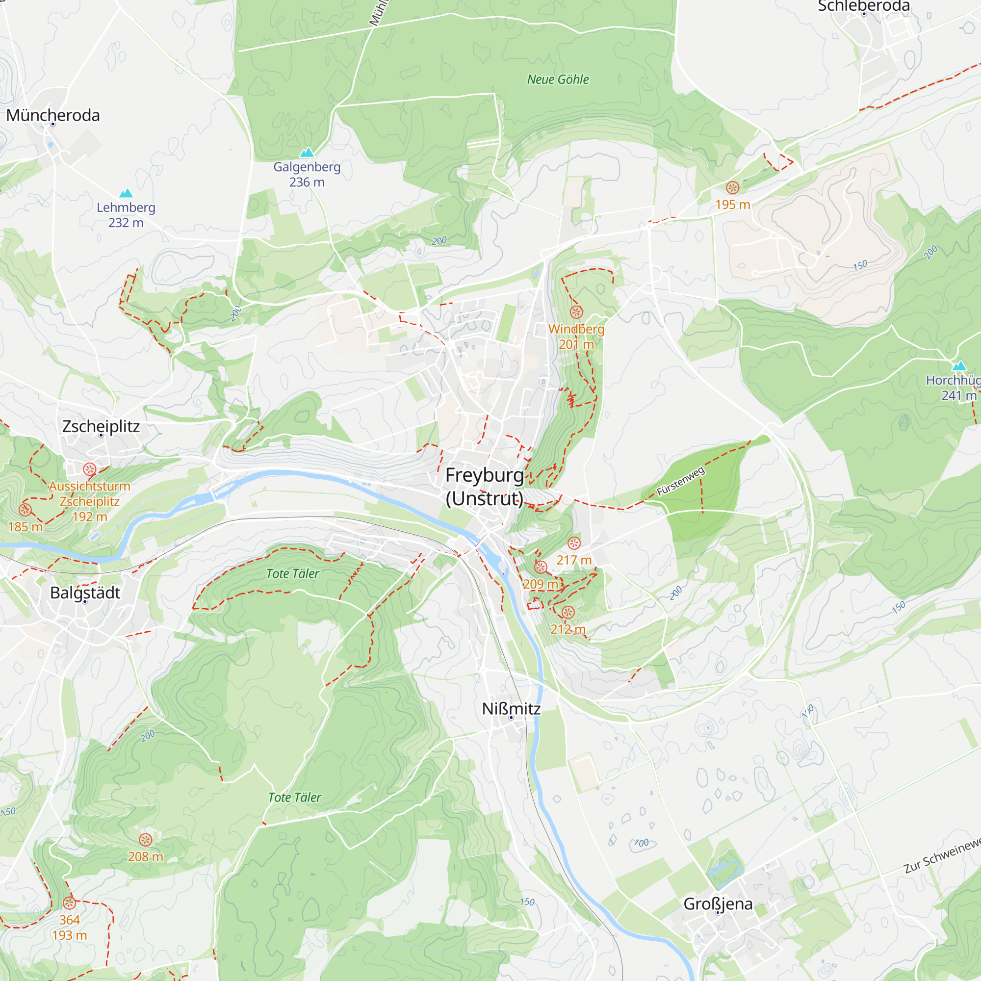 Freyburger Fremdenverkehrsverein e.V. map