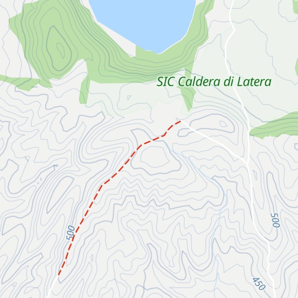 Map of Poggio Seccante