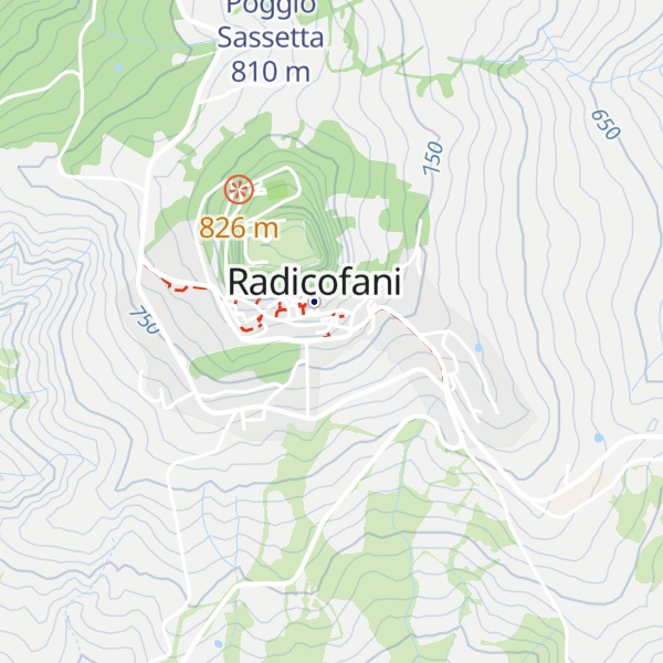 Map of Rifugio Alceo Gestri