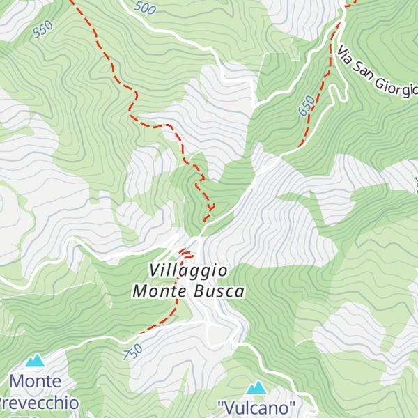 Map of Monte Sacco