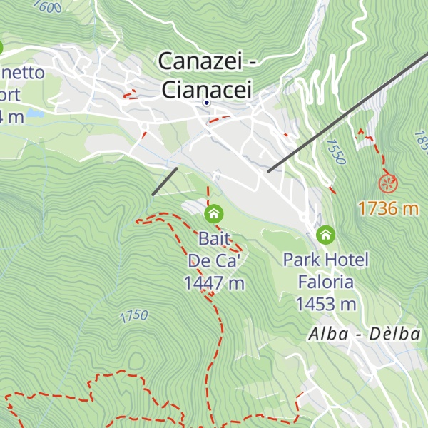 Map of Bait De Ca'