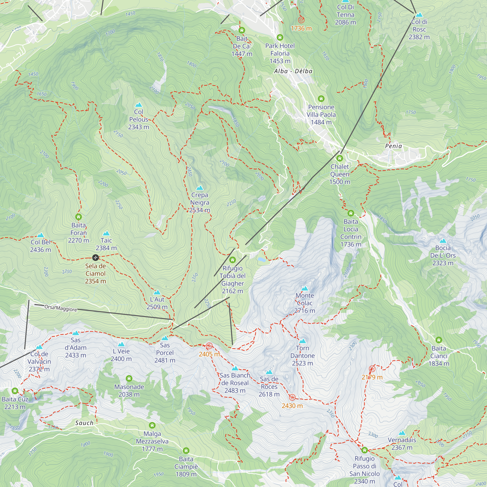 Bar Ristorante Crepa Neigra map