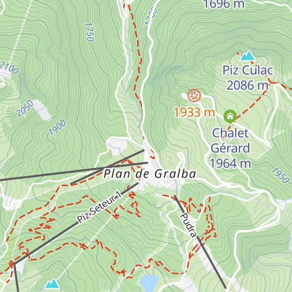 Map of Chalet Albric