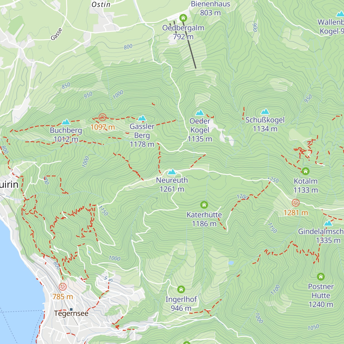 Berggasthof Neureuth map