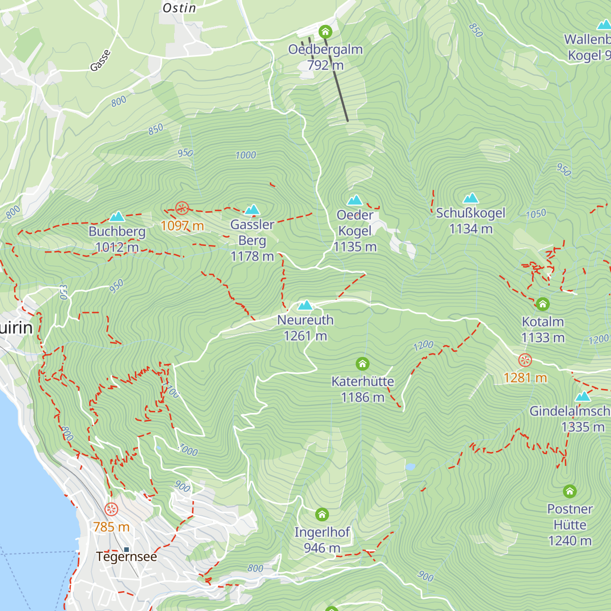 Berggasthof Neureuth map