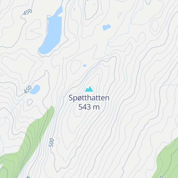 Map of Spøtthatten