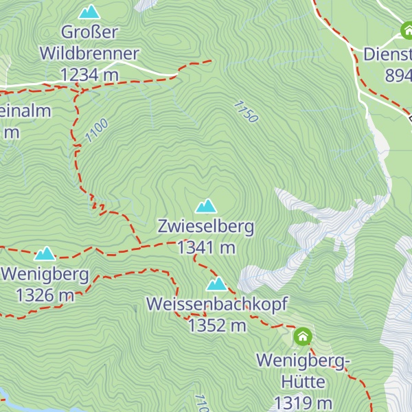 Map of Zwieselberg