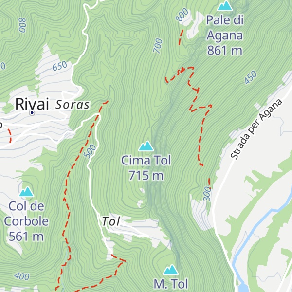 Map of Cima Tol