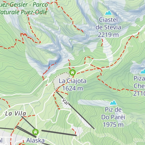 Map of La Ciajota