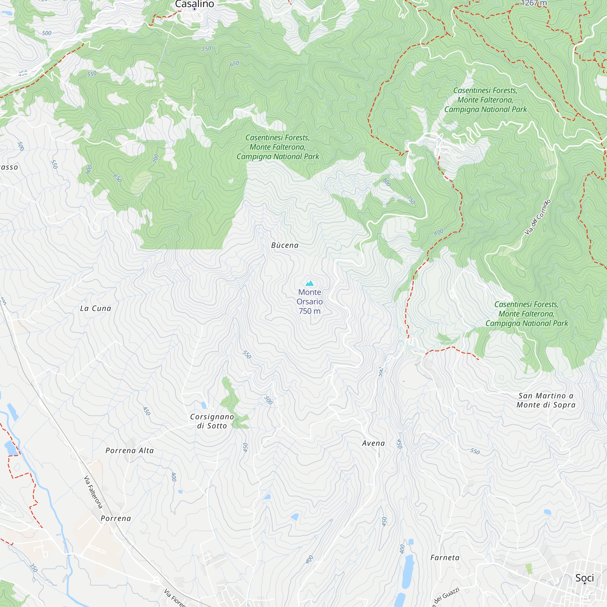 Capannacce map