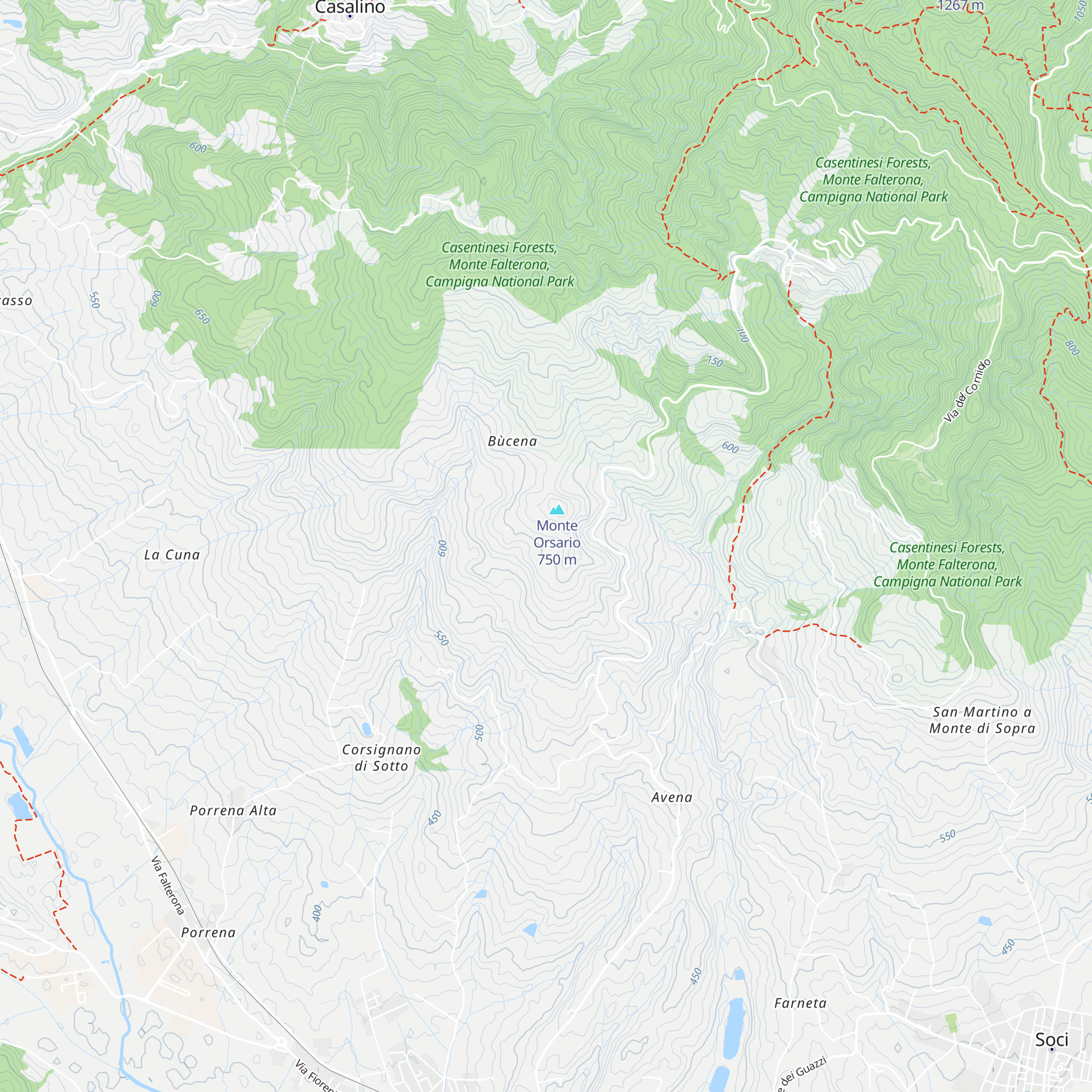 Capannacce map