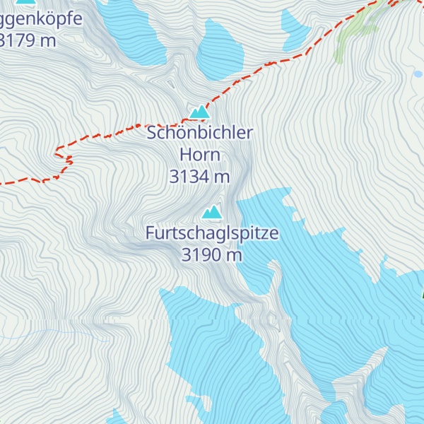 Map of Furtschaglspitze