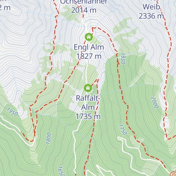 Map of Raffalt-Alm