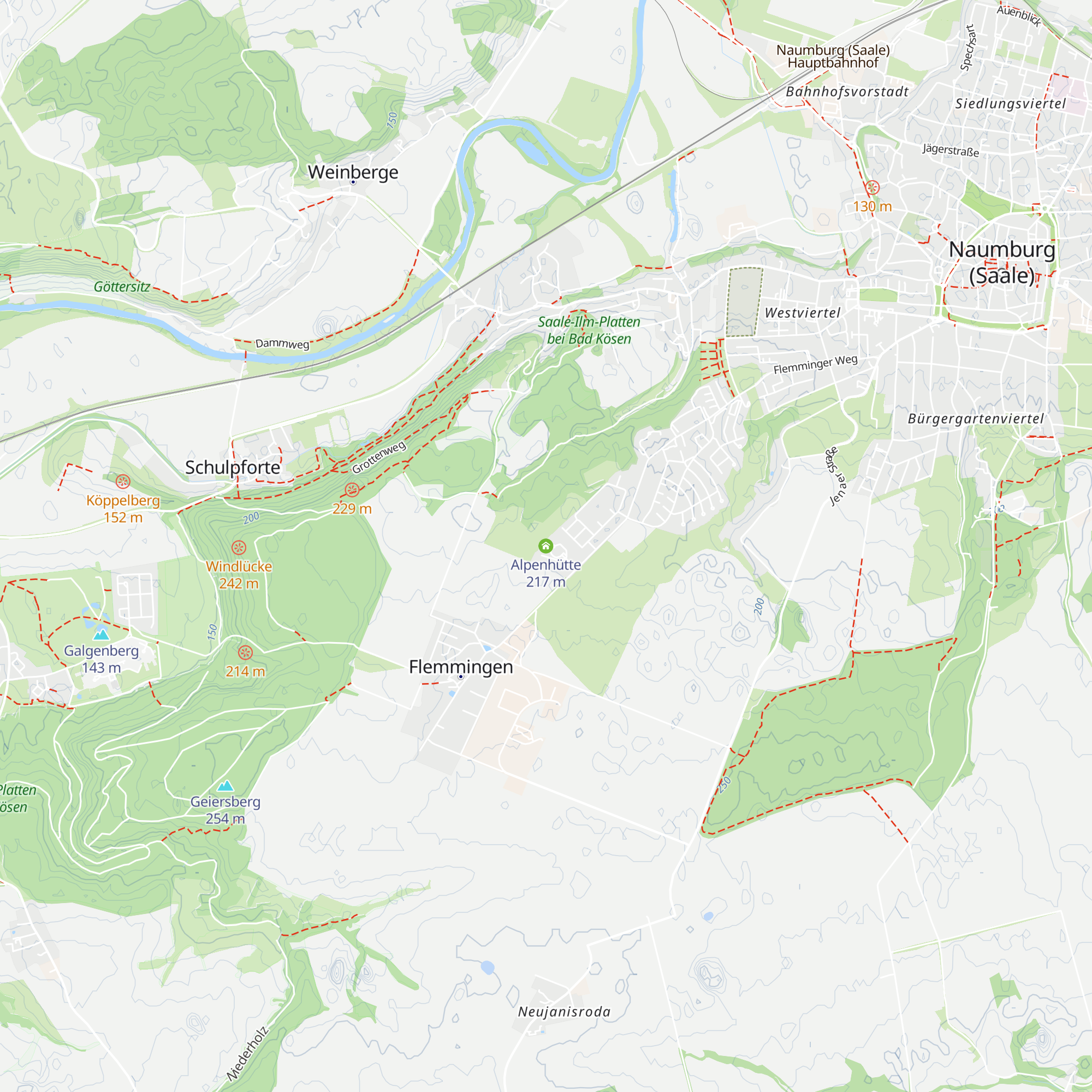 Alpenhütte map