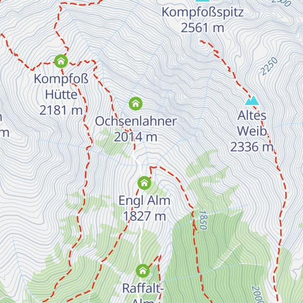 Map of Piling Alm