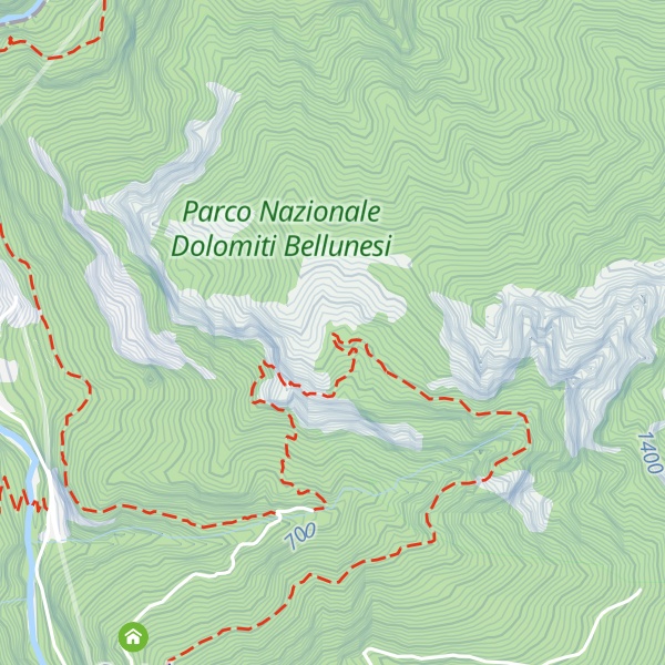 Map of Malga Tavernazzo