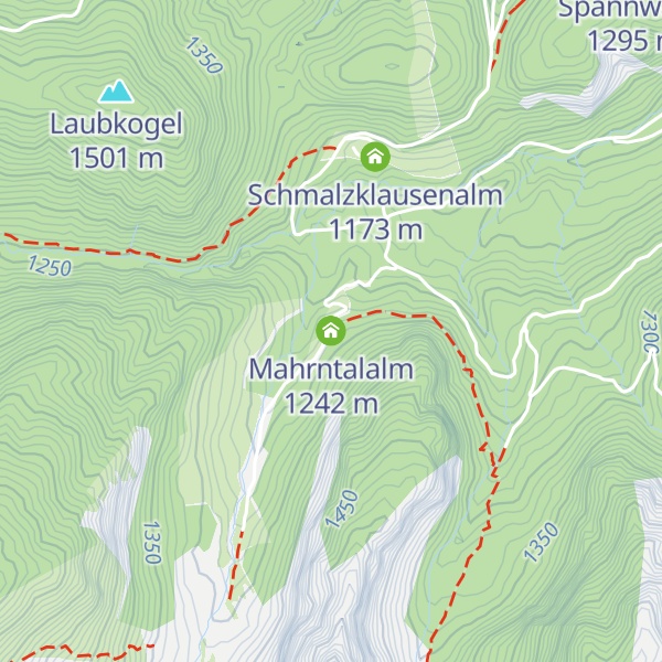 Map of Mahrntalalm