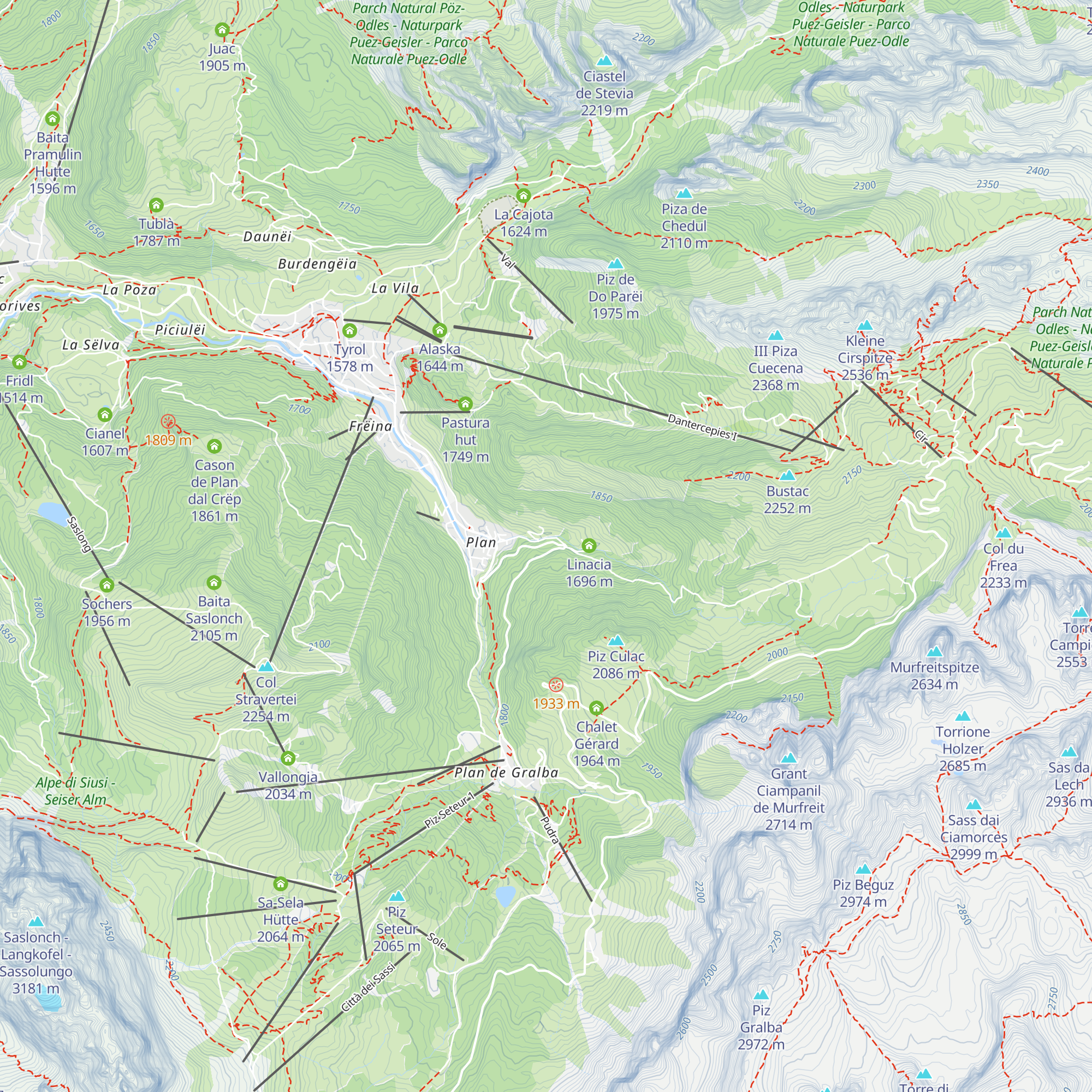Merk Mountain Residence map