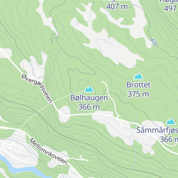 Map of Bølhaugen