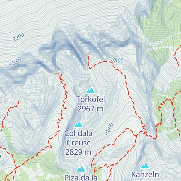 Map of Torkofel