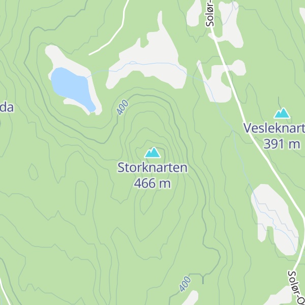 Map of Storknarten