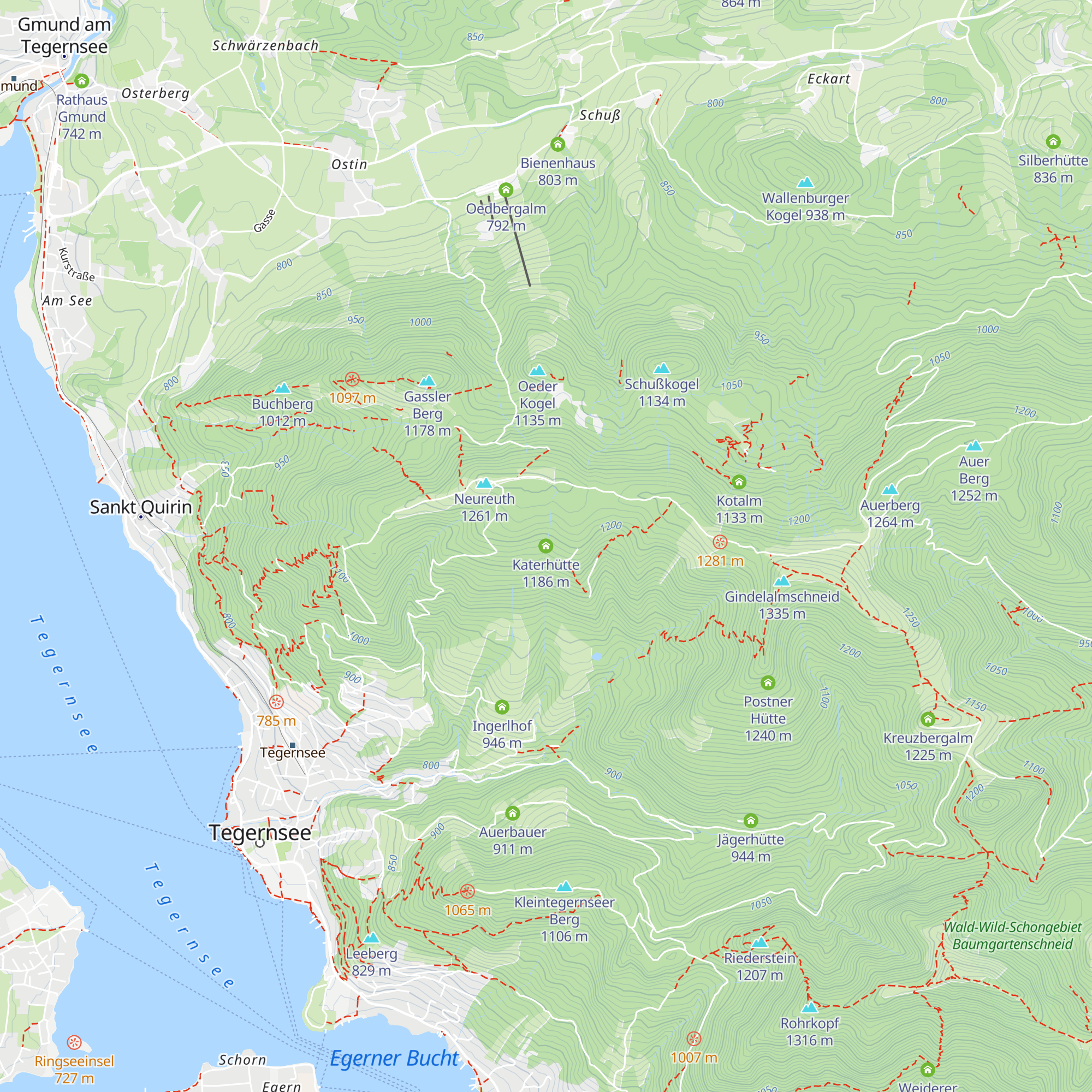 Katerhütte map