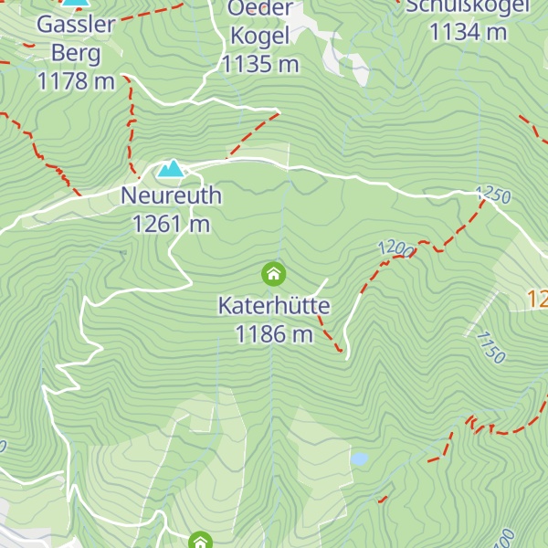 Map of Katerhütte
