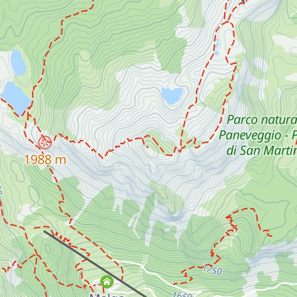 Map of Cavallazza