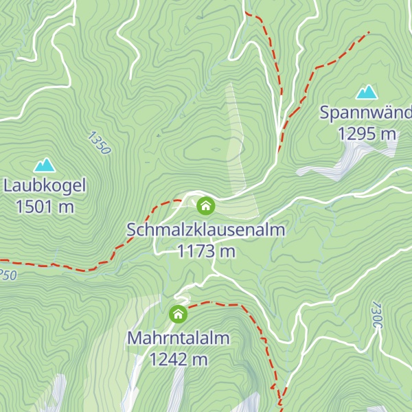 Map of Schmalzklausenalm