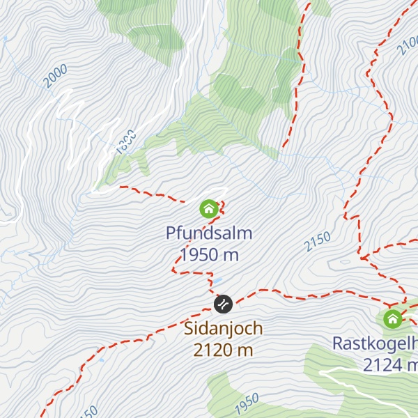 Map of Pfundsalm