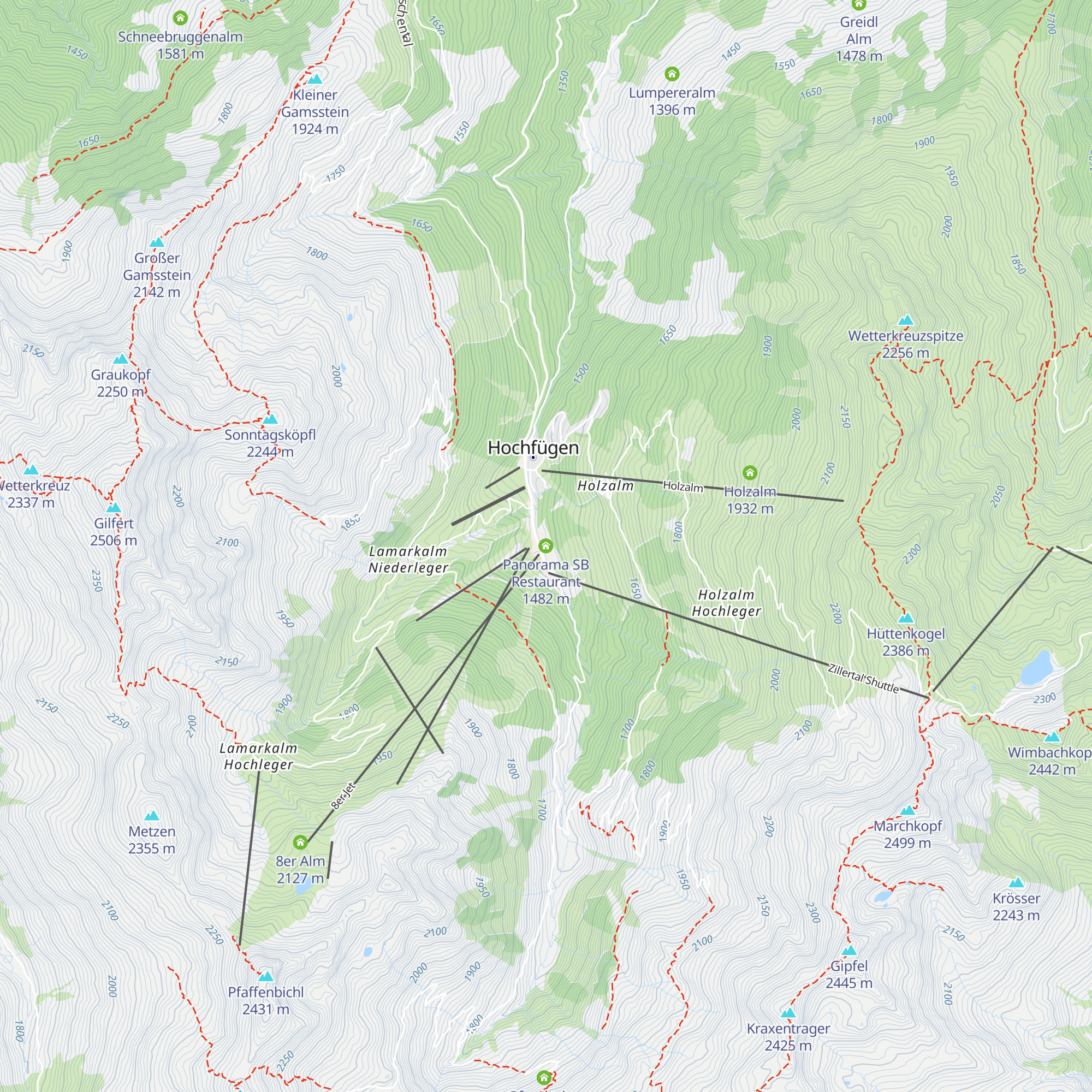 Panorama SB Restaurant map