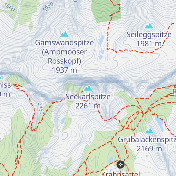 Map of Seekarlspitze