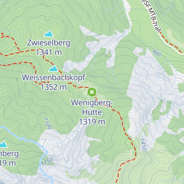 Map of Wenigberg-Hütte