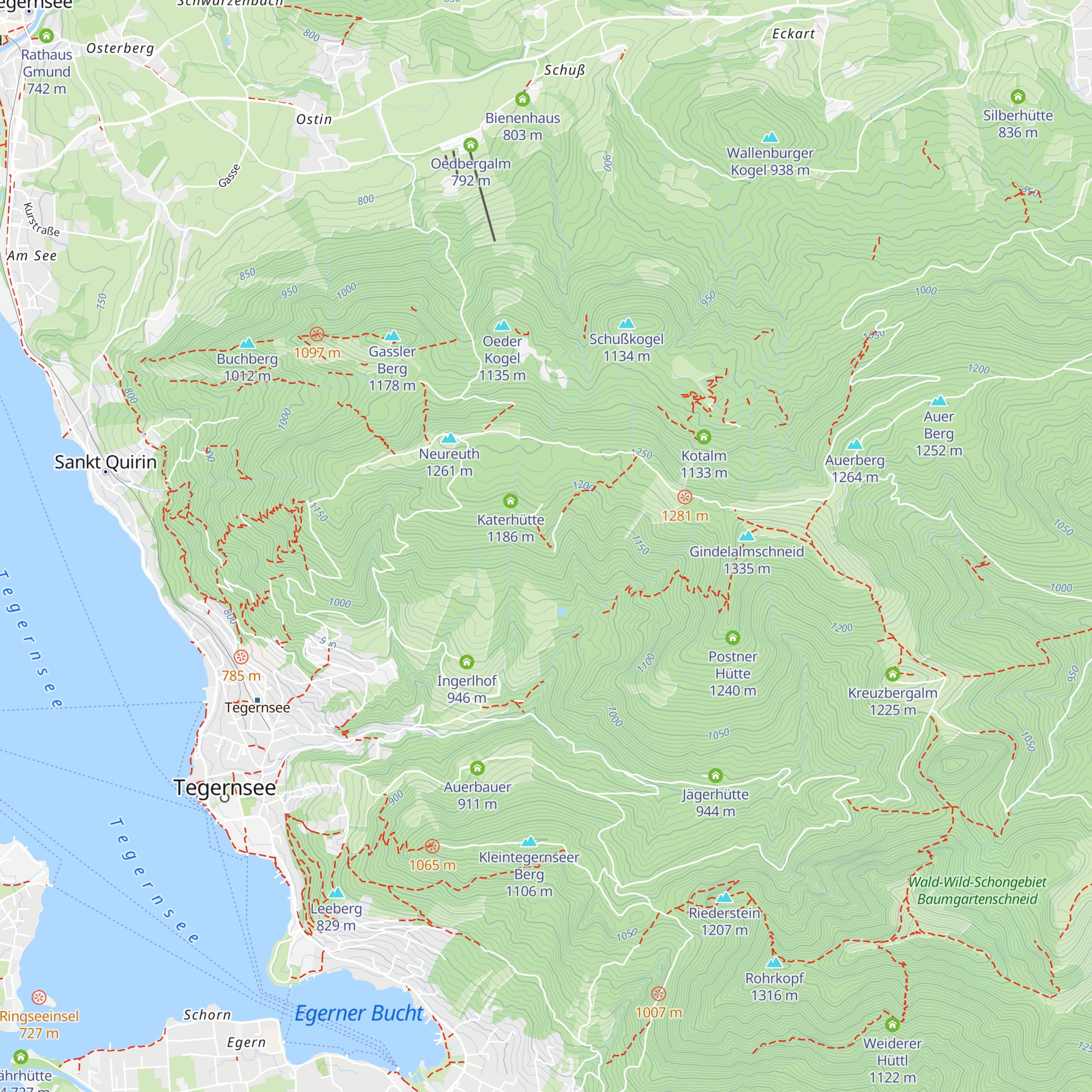Großtegernseer Berg 1 map