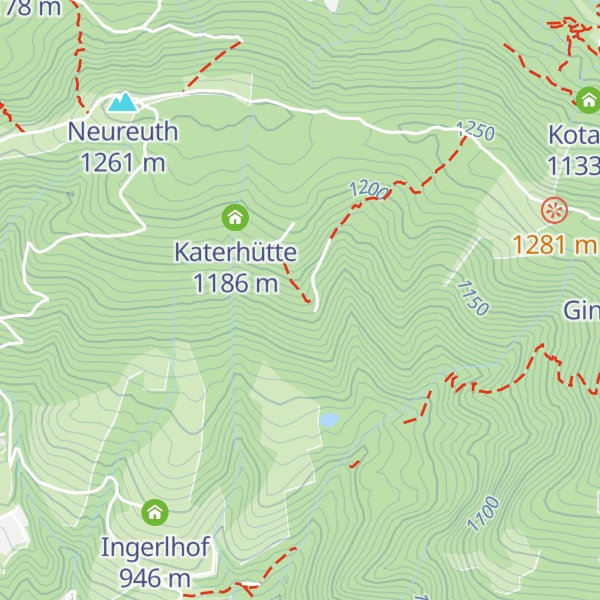 Map of Großtegernseer Berg 1