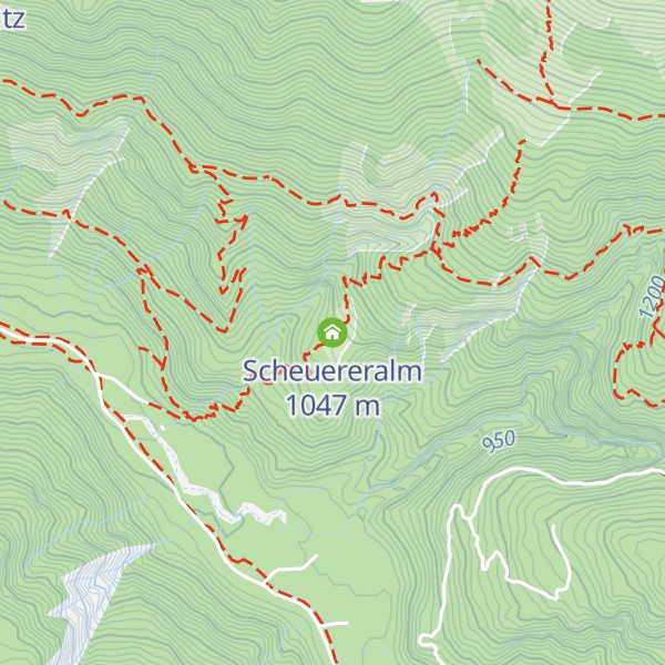 Map of Scheuereralm