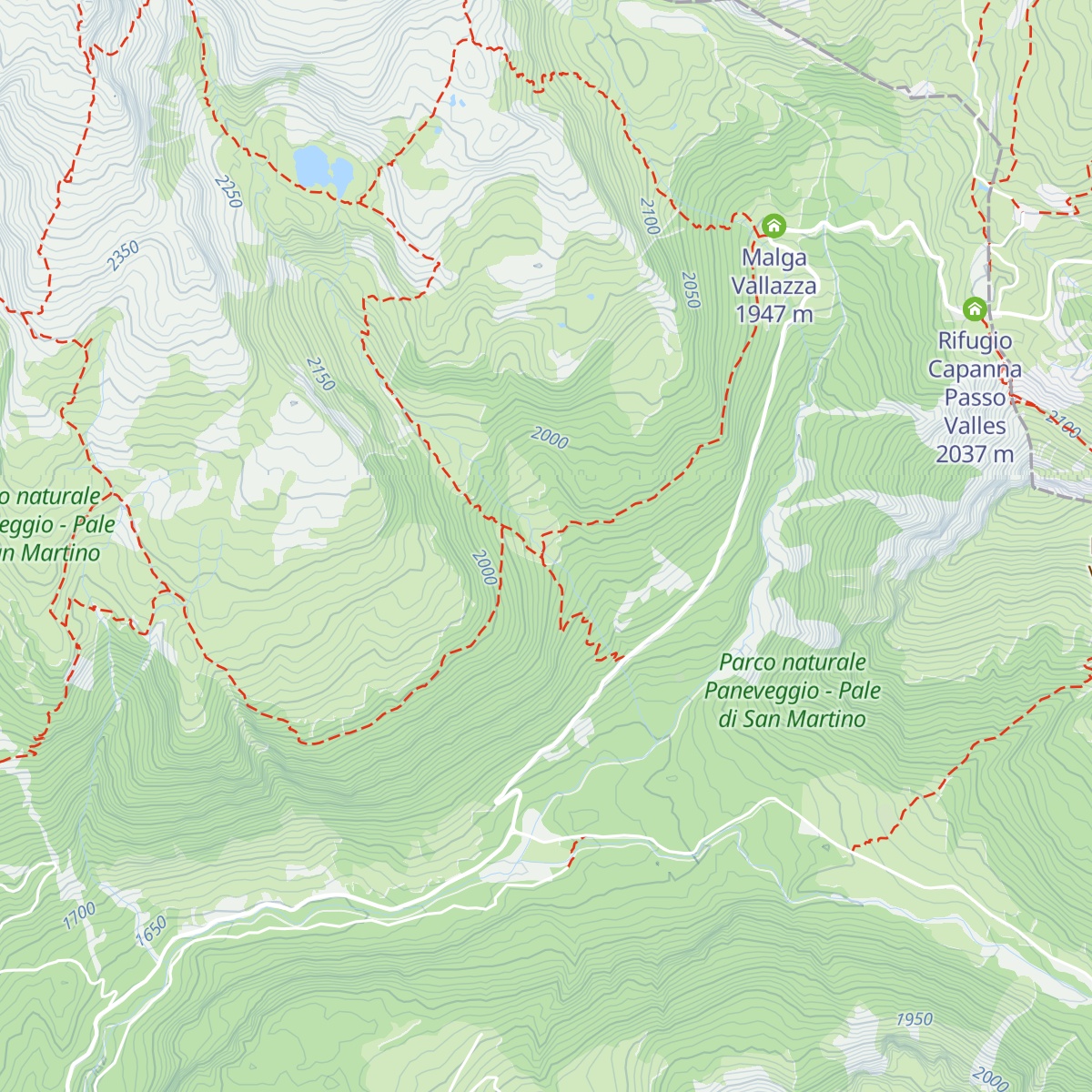 Malga Juribrutto map