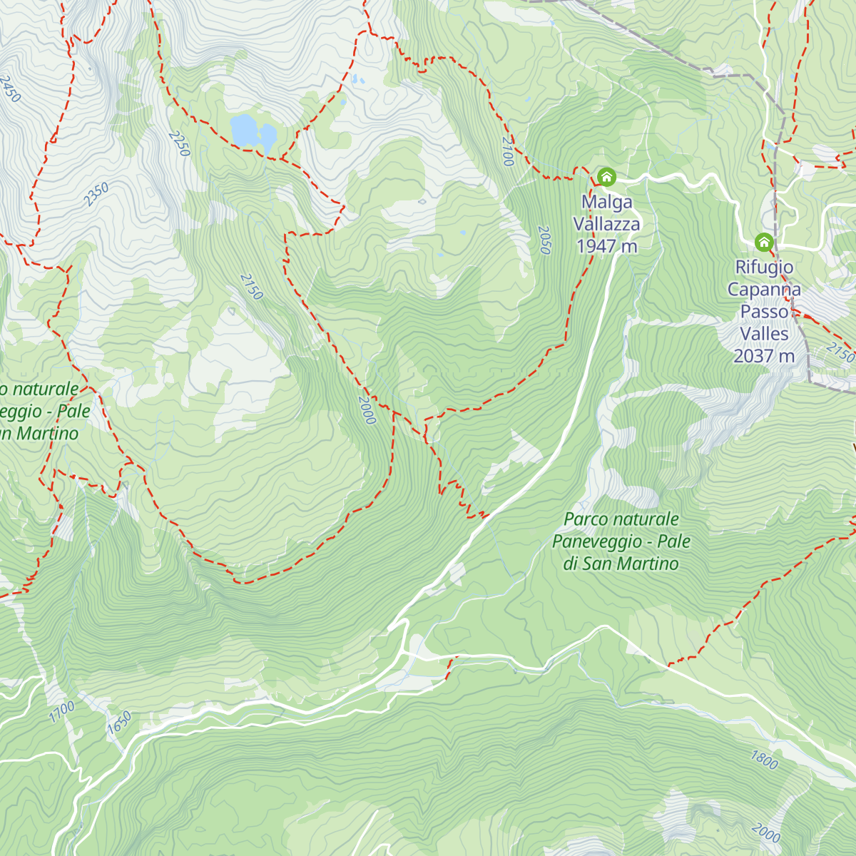Malga Juribrutto map