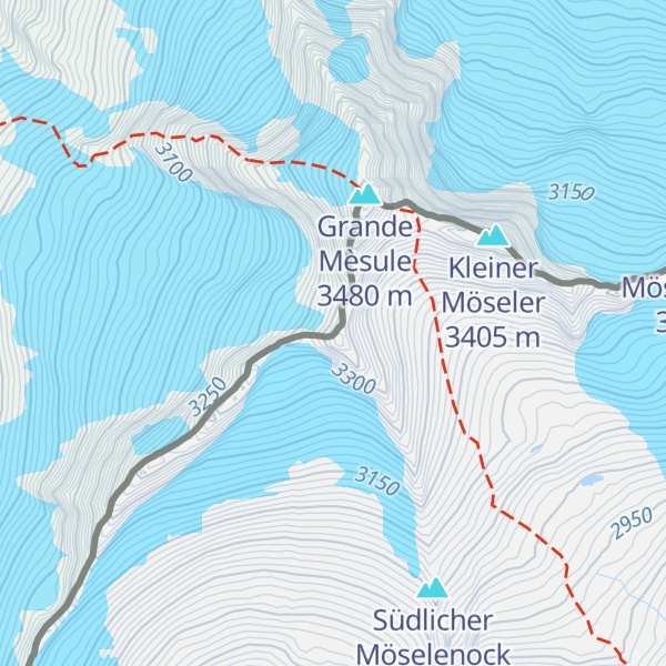 Map of Möselekopf