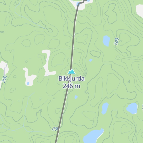 Map of Bikkjurda