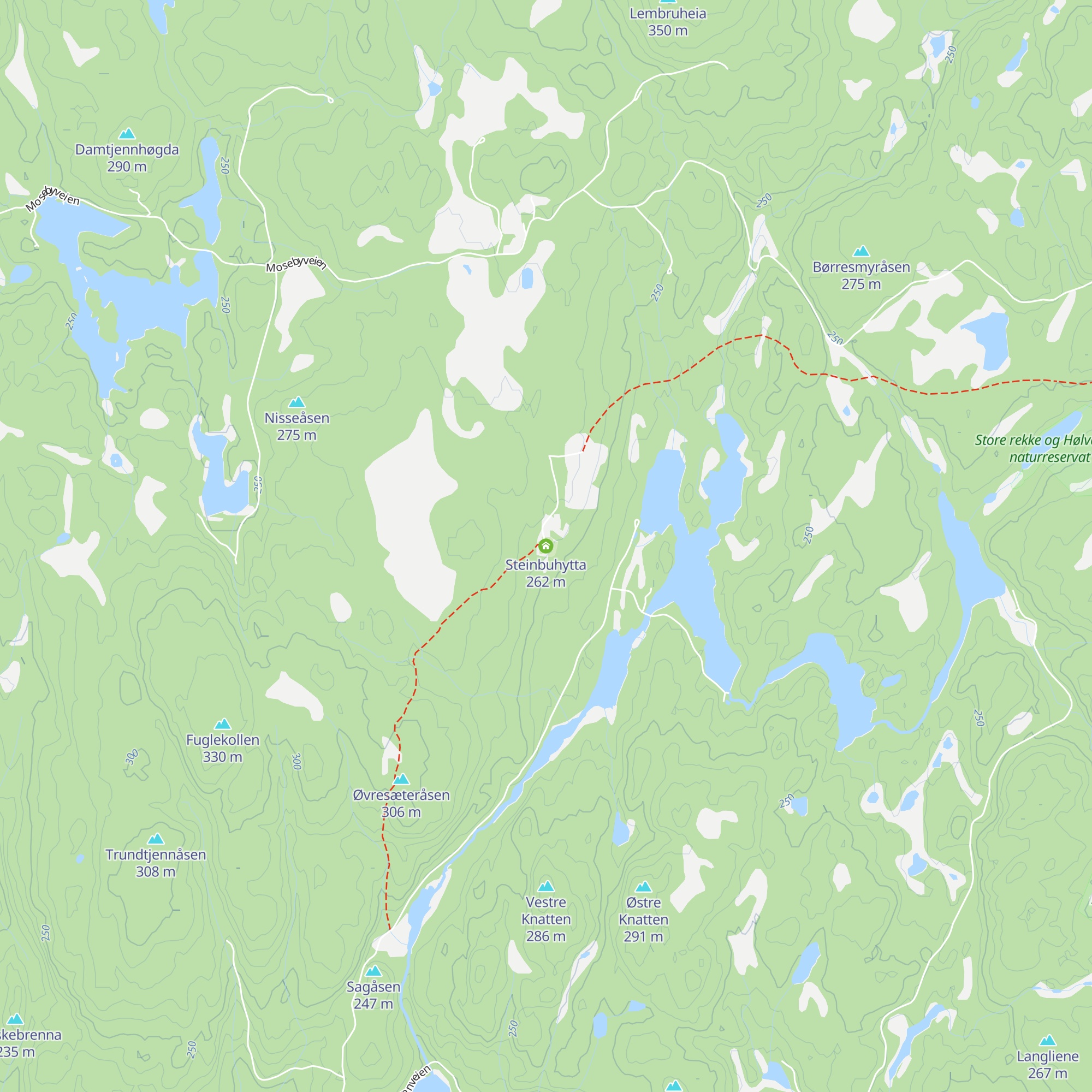 Steinbuhytta map