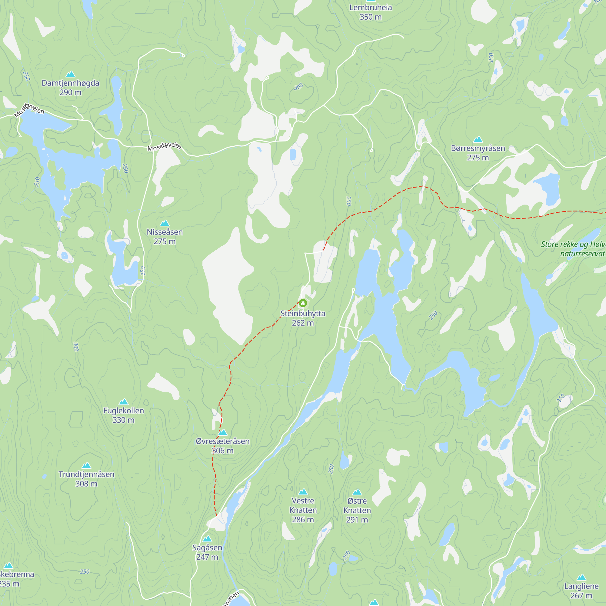 Steinbuhytta map