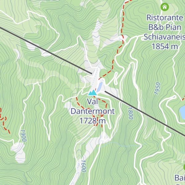 Map of Val Dantermont