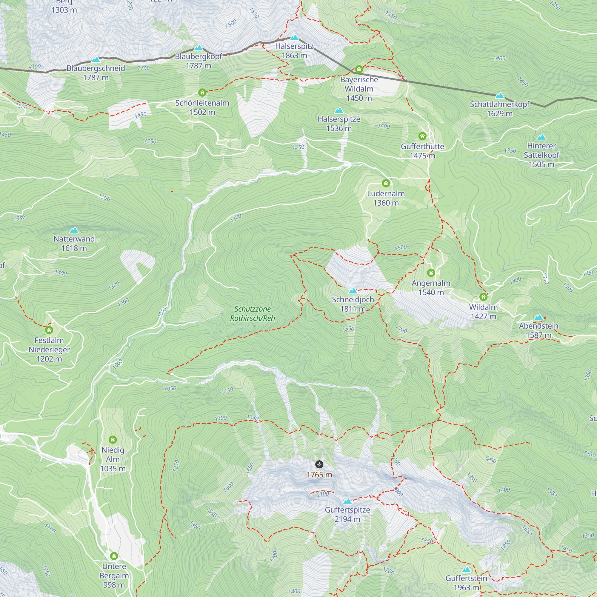 Schneidalm map