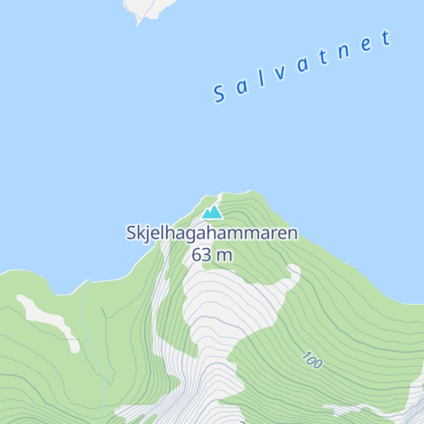 Map of Skjelhagahammaren