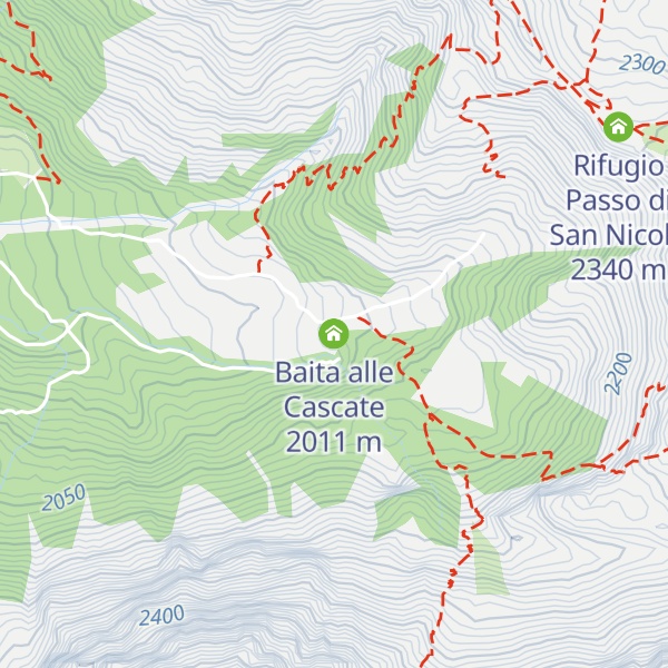 Map of Baita alle Cascate