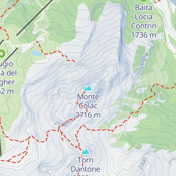Map of Monte Colac